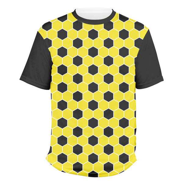 Custom Honeycomb Men's Crew T-Shirt - 2X Large