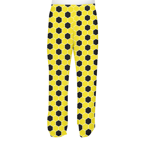 Honeycomb Men's Pjs Back - on model