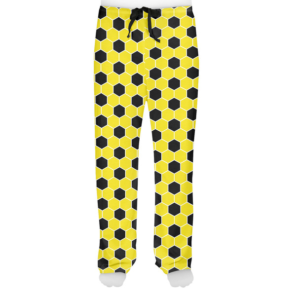 Honeycomb Men's Pjs Front - on model