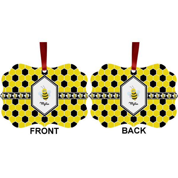 Honeycomb Metal Benilux Ornament - Front and Back (APPROVAL)