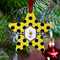 Honeycomb Metal Star Ornament - Lifestyle