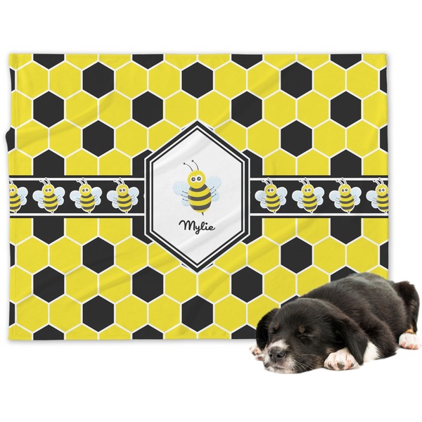 Custom Honeycomb Dog Blanket - Regular (Personalized)