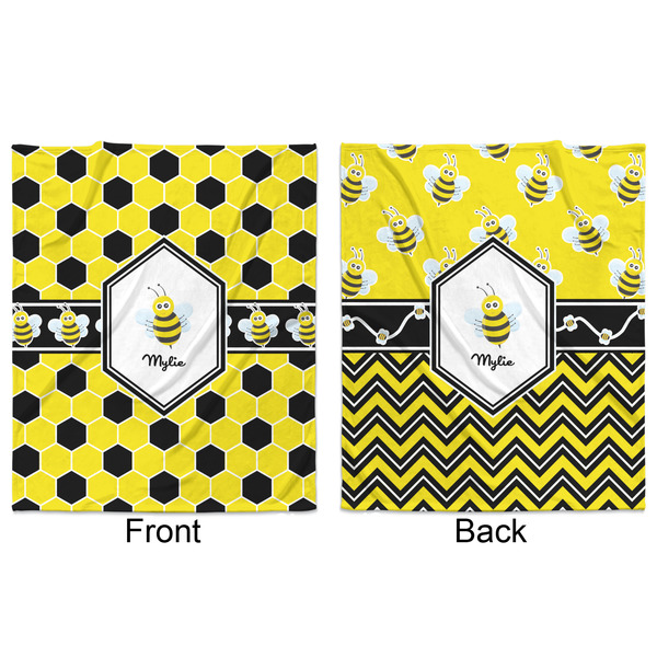 Honeycomb Minky Blanket - 50"x60" - Double Sided - Front & Back