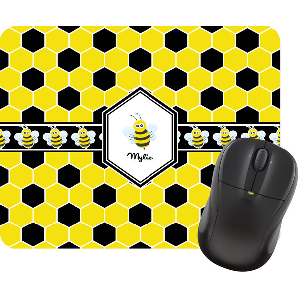 Custom Honeycomb Rectangular Mouse Pad (Personalized)