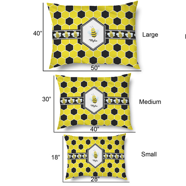 Honeycomb Outdoor Dog Beds - SIZE CHART