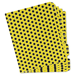 Honeycomb Binder Tab Divider - Set of 5 (Personalized)