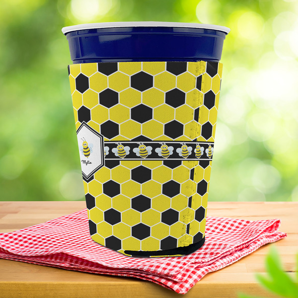 Honeycomb Party Cup Sleeves - with bottom - Lifestyle