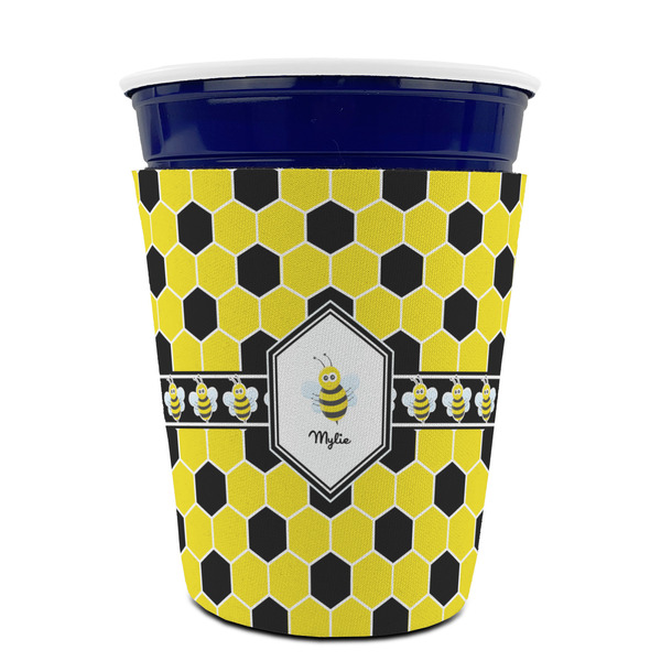 Honeycomb Party Cup Sleeves - without bottom - FRONT (on cup)