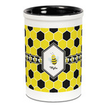 Honeycomb Ceramic Pencil Holders - Black