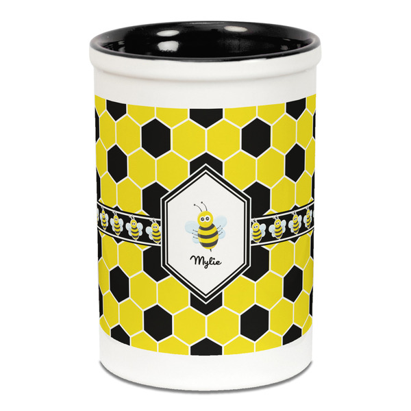 Honeycomb Pencil Holder - Black