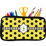 Honeycomb Neoprene Pencil Case - Small w/ Name or Text