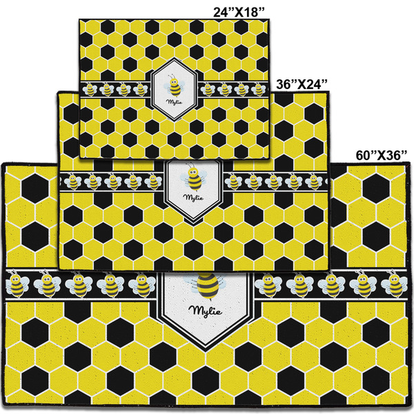 Honeycomb Personalized Door Mat - Group Parent IMF