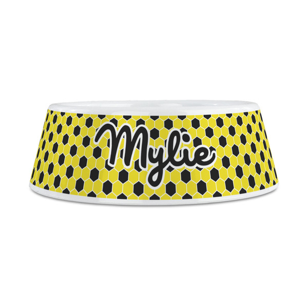 Honeycomb Plastic Dog Bowls - Medium - FRONT