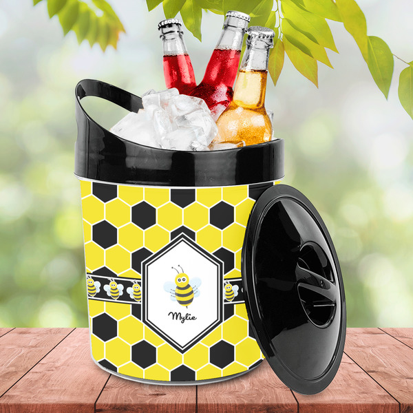 Honeycomb Plastic Ice Bucket - LIFESTYLE