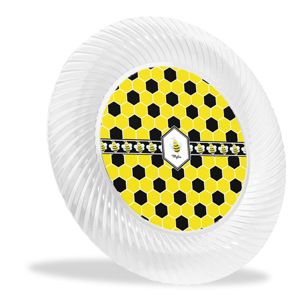 Custom Honeycomb Plastic Party Dinner Plates - 10" (Personalized)