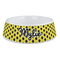Honeycomb Plastic Dog Bowl - Large (Personalized)
