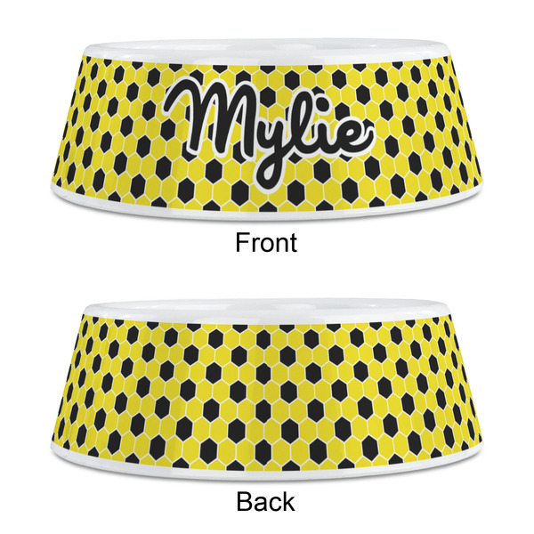 Honeycomb Plastic Pet Bowls - Medium - APPROVAL