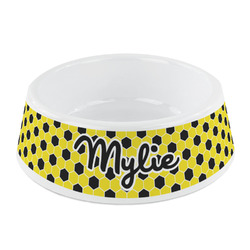 Honeycomb Plastic Dog Bowl - Small (Personalized)