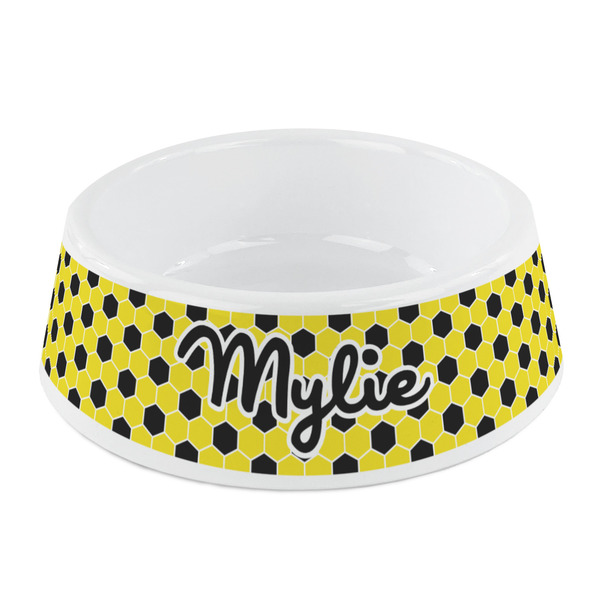 Custom Honeycomb Plastic Dog Bowl - Small (Personalized)