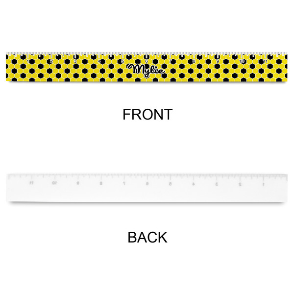 Honeycomb Plastic Ruler - 12" - APPROVAL