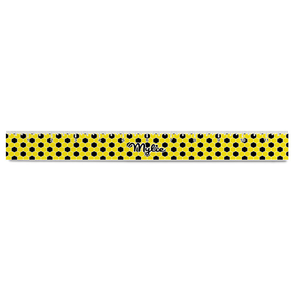 Honeycomb Plastic Ruler - 12" - FRONT