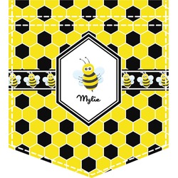 Honeycomb Iron On Faux Pocket (Personalized)