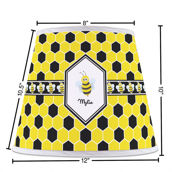 Honeycomb Poly Film Empire Lampshade - Dimensions