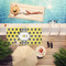 Honeycomb Pool Towel Lifestyle