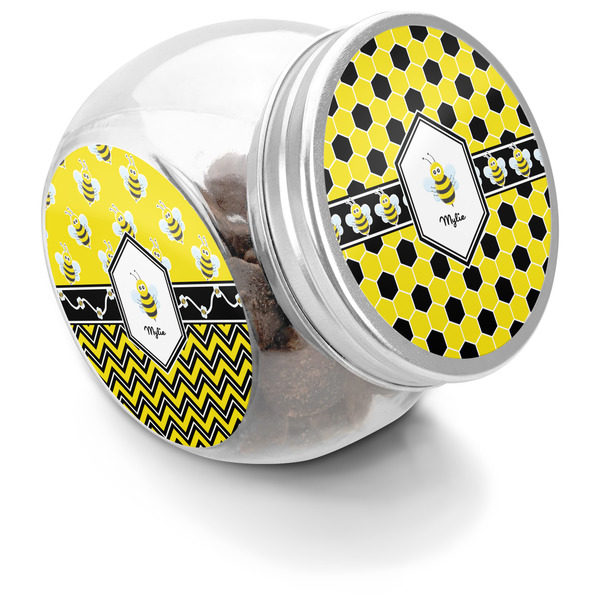 Custom Honeycomb Puppy Treat Jar (Personalized)