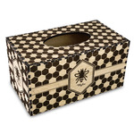 Honeycomb Wood Tissue Box Cover - Rectangle (Personalized)