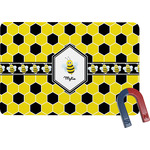 Honeycomb Rectangular Fridge Magnet (Personalized)