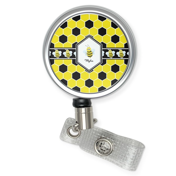 Custom Honeycomb Retractable Badge Reel (Personalized)