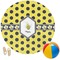 Honeycomb Round Beach Towel (Personalized)