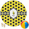 Honeycomb Round Beach Towel (Personalized)