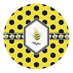 Honeycomb Round Decal - Small (Personalized)