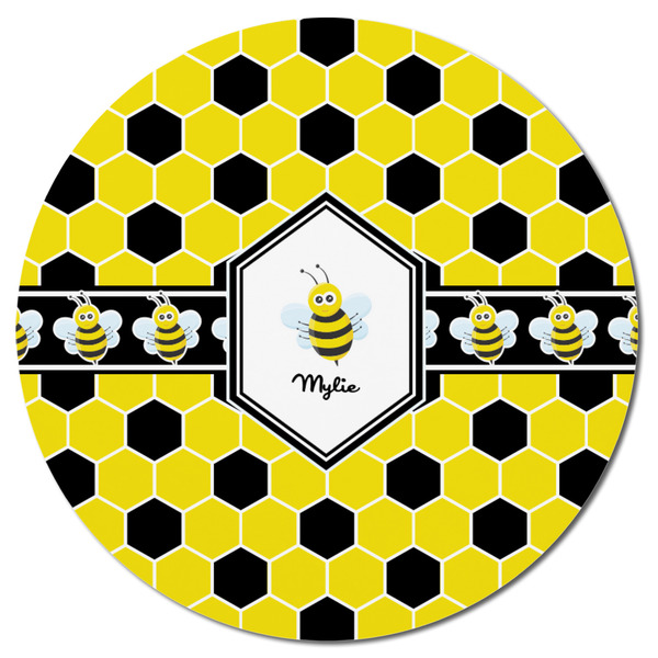 Honeycomb Round Fridge Magnet - FRONT