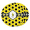 Honeycomb Round Fridge Magnet - THREE