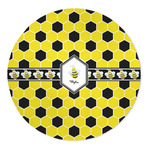 Honeycomb 5' Round Indoor Area Rug (Personalized)