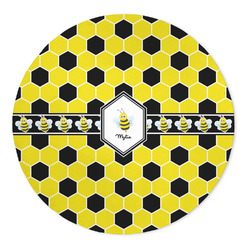 Honeycomb 5' Round Indoor Area Rug (Personalized)