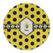 Honeycomb Round Linen Placemat - Single Sided (Personalized)