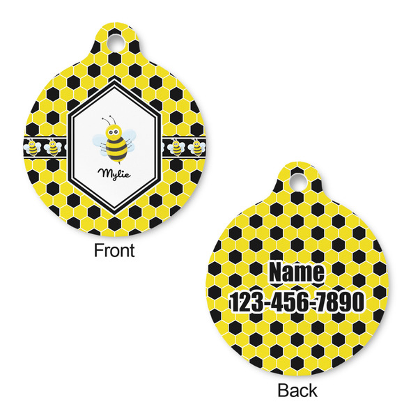 Honeycomb Round Pet ID Tag - Large - Approval