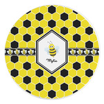 Honeycomb Round Stone Trivet (Personalized)