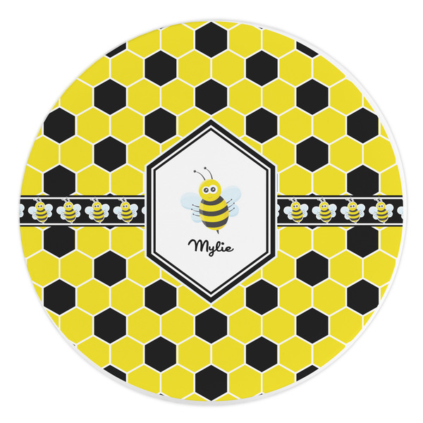 Custom Honeycomb Round Stone Trivet (Personalized)