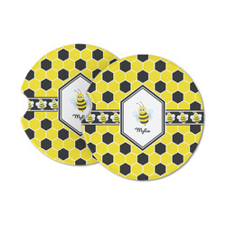 Honeycomb Sandstone Car Coasters (Personalized)