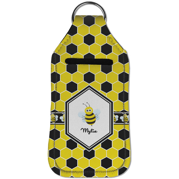 Honeycomb Sanitizer Holder Keychain - Large (Front)
