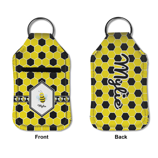 Honeycomb Sanitizer Holder Keychain - Small APPROVAL (Flat)