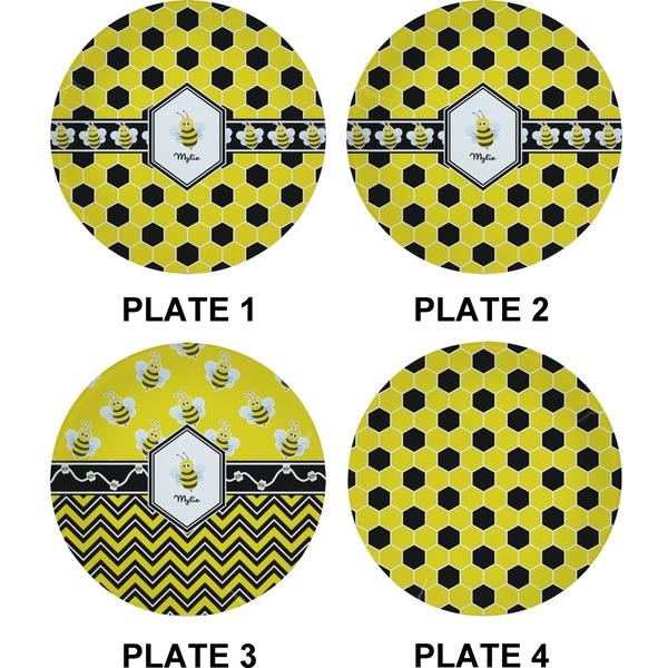 Honeycomb Set of Appetizer / Dessert Plates (Approval)
