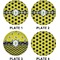 Honeycomb Set of Lunch / Dinner Plates (Approval)