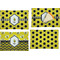 Honeycomb Set of Rectangular Appetizer / Dessert Plates
