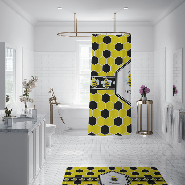 Honeycomb Shower Curtain - Custom Size